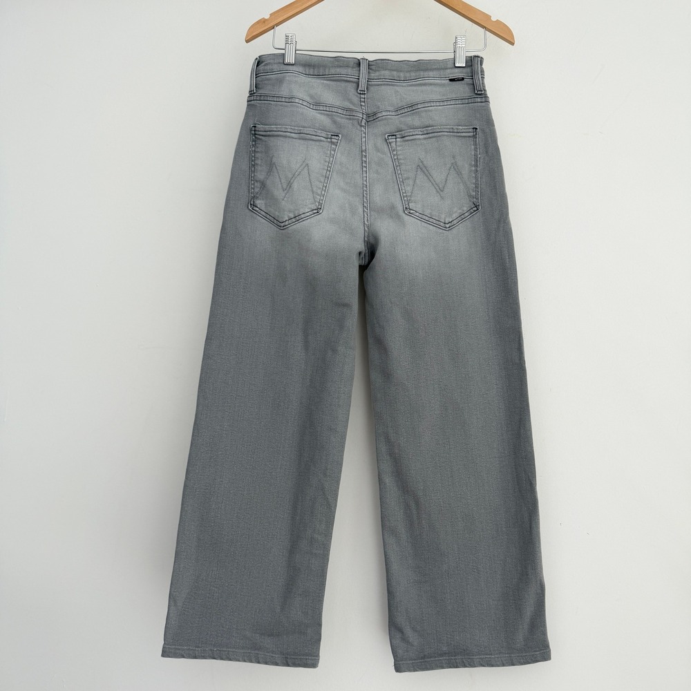 MOTHER Jeans Women 27 Gray The Dodger Flood Wide Leg in Noted - Picture 4 of 13